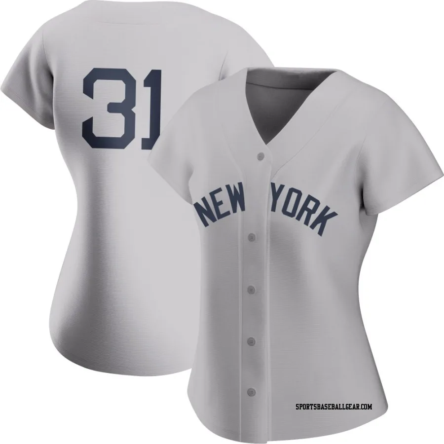 Cam Schlittler Women's New York Yankees Gray Replica 2021 Field of Dreams Jersey