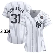 Cam Schlittler Women's New York Yankees White Limited Yankee Home 2024 World Series Jersey