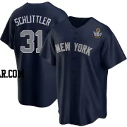 Cam Schlittler Youth New York Yankees Navy Replica Alternate 2024 World Series Jersey