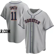 Cam Smith Men's Houston Astros Gray Replica Road Jersey