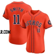 Cam Smith Men's Houston Astros Orange Elite Alternate Vapor Premier Jersey