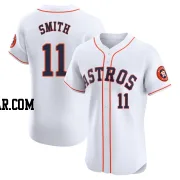Cam Smith Men's Houston Astros White Elite Home Jersey