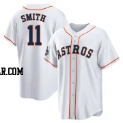 Cam Smith Men's Houston Astros White Replica 2022 World Series Champions Home Jersey
