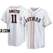 Cam Smith Men's Houston Astros White Replica 2022 World Series Home Jersey