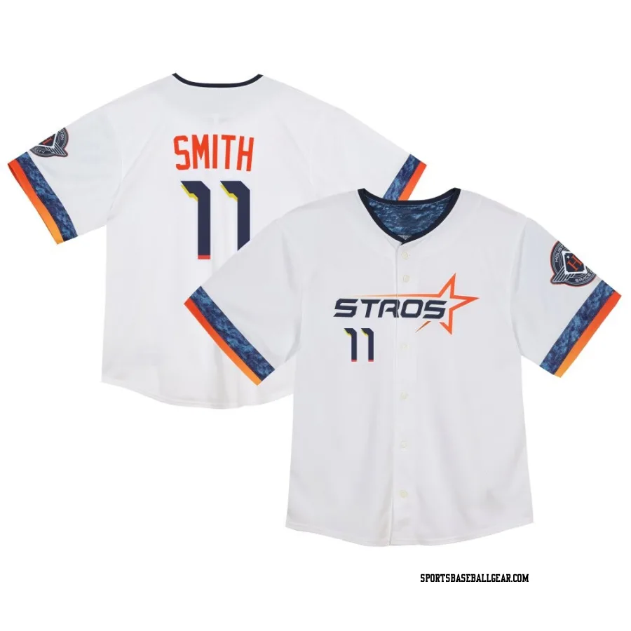 Cam Smith Toddler Houston Astros White Limited 2025 City Connect Jersey