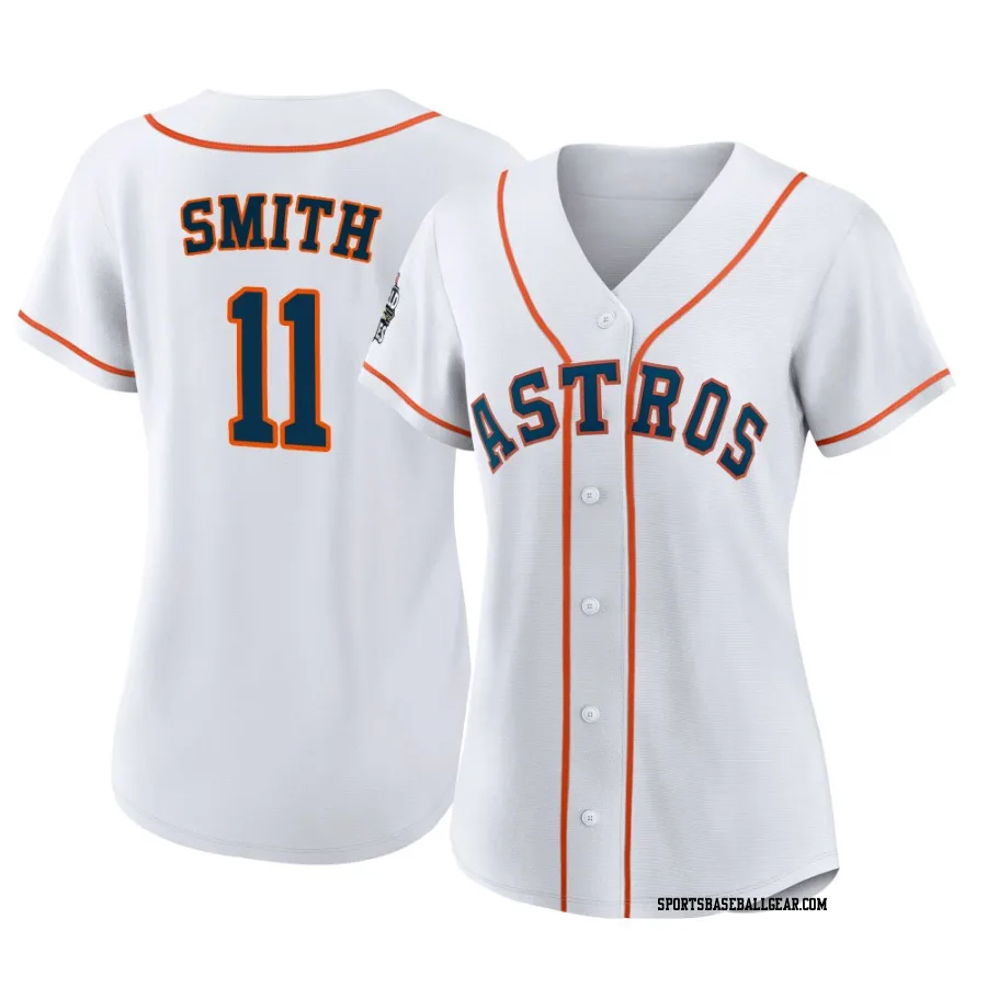 Cam Smith Women's Houston Astros White Authentic 2022 World Series Home Jersey