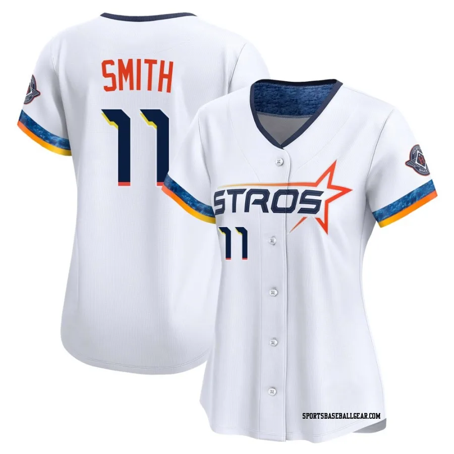 Cam Smith Women's Houston Astros White Limited 2025 City Connect Jersey