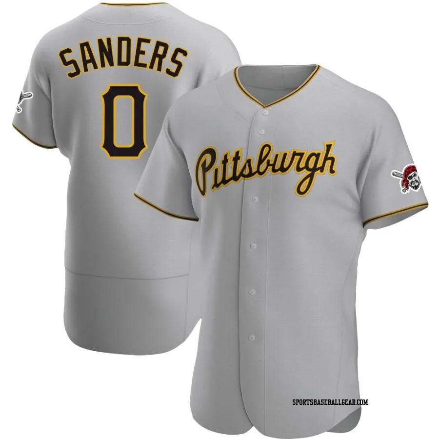 Camden Sanders Men's Pittsburgh Pirates Gray Authentic Road Jersey