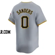 Camden Sanders Men's Pittsburgh Pirates Gray Limited Away Jersey