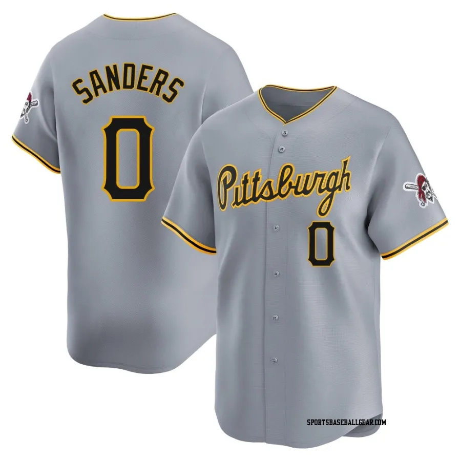 Camden Sanders Men's Pittsburgh Pirates Gray Limited Away Jersey
