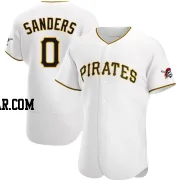 Camden Sanders Men's Pittsburgh Pirates White Authentic Home Jersey
