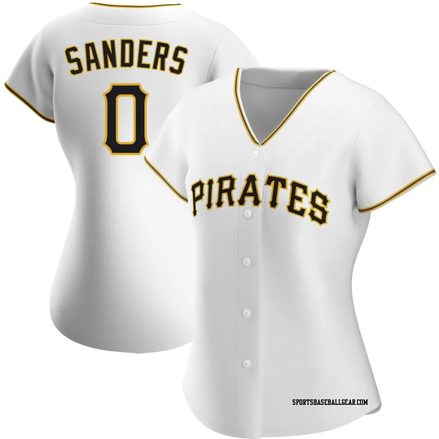 Camden Sanders Women's Pittsburgh Pirates White Replica Home Jersey