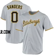 Camden Sanders Youth Pittsburgh Pirates Gray Replica Road Jersey