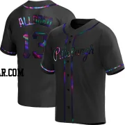 Cameron Alldred Men's Pittsburgh Pirates Black Holographic Replica Alternate Jersey