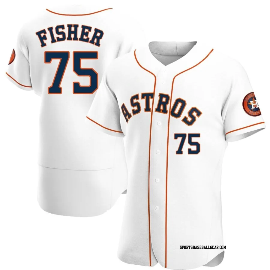 Cameron Fisher Men's Houston Astros White Authentic Home Jersey