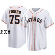 Cameron Fisher Men's Houston Astros White Replica 2022 World Series Home Jersey