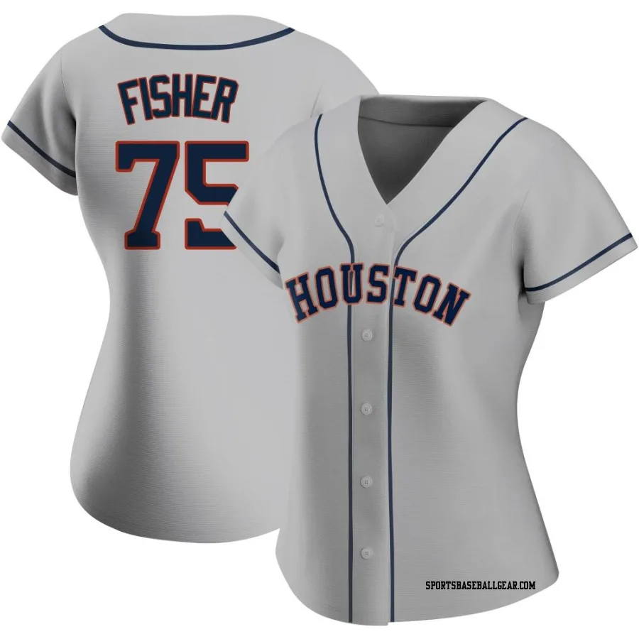 Cameron Fisher Women's Houston Astros Gray Authentic Road 2020 Jersey