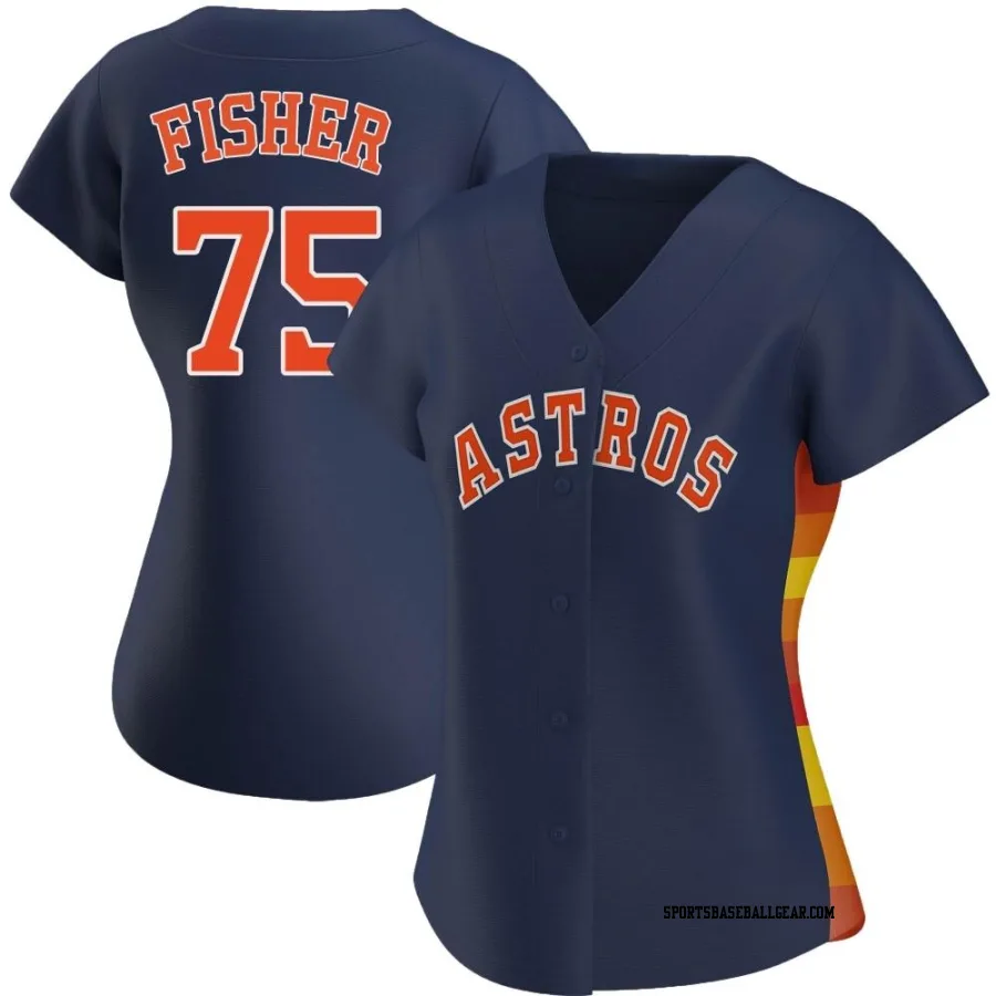 Cameron Fisher Women's Houston Astros Navy Replica Alternate Jersey