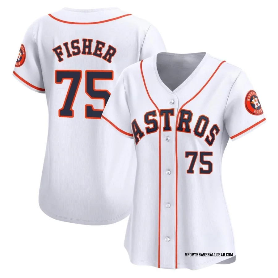 Cameron Fisher Women's Houston Astros White Limited Home Jersey