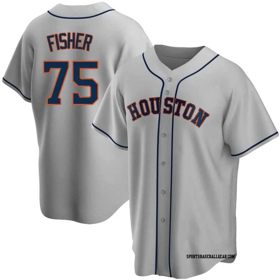 Cameron Fisher Youth Houston Astros Gray Replica Road Jersey
