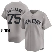 Camilo Doval Men's New York Yankees Gray Limited Away Jersey