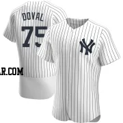 Camilo Doval Men's New York Yankees White Authentic Home Jersey