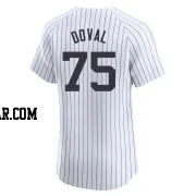 Camilo Doval Men's New York Yankees White Elite Home Jersey