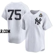 Camilo Doval Youth New York Yankees White Limited Yankee Home 2nd 2024 World Series Jersey