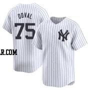 Camilo Doval Youth New York Yankees White Limited Yankee Home Jersey
