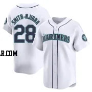Canaan Smith-Njigba Men's Seattle Mariners White Limited Home Jersey