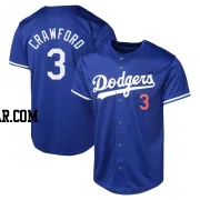 Carl Crawford Youth Los Angeles Dodgers Royal Limited Alternate Jersey