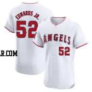 Carl Edwards Jr. Men's Los Angeles Angels White Elite Home Jersey