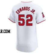 Carl Edwards Jr. Men's Los Angeles Angels White Elite Home Jersey