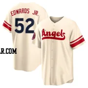 Carl Edwards Jr. Youth Los Angeles Angels Cream Replica 2022 City Connect Jersey