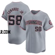 Carl Edwards Jr. Youth Washington Nationals Gray Limited Road Jersey