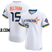 Carlos Beltran Men's Houston Astros White Elite 2025 City Connect Jersey