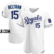 Carlos Beltran Men's Kansas City Royals White Authentic Home Jersey