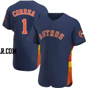Carlos Correa Men's Houston Astros Navy Authentic Alternate Jersey