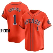 Carlos Correa Men's Houston Astros Orange Limited Alternate Jersey