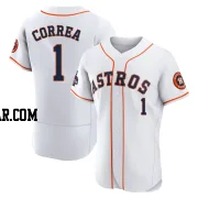 Carlos Correa Men's Houston Astros White Authentic 2022 World Series Champions Home Jersey