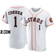 Carlos Correa Men's Houston Astros White Authentic 2022 World Series Home Jersey
