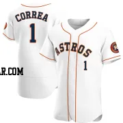 Carlos Correa Men's Houston Astros White Authentic Home Jersey