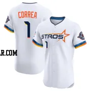 Carlos Correa Men's Houston Astros White Elite 2025 City Connect Jersey