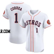 Carlos Correa Men's Houston Astros White Elite Home Jersey