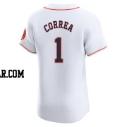 Carlos Correa Men's Houston Astros White Elite Home Jersey