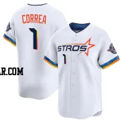 Carlos Correa Men's Houston Astros White Limited 2025 City Connect Jersey