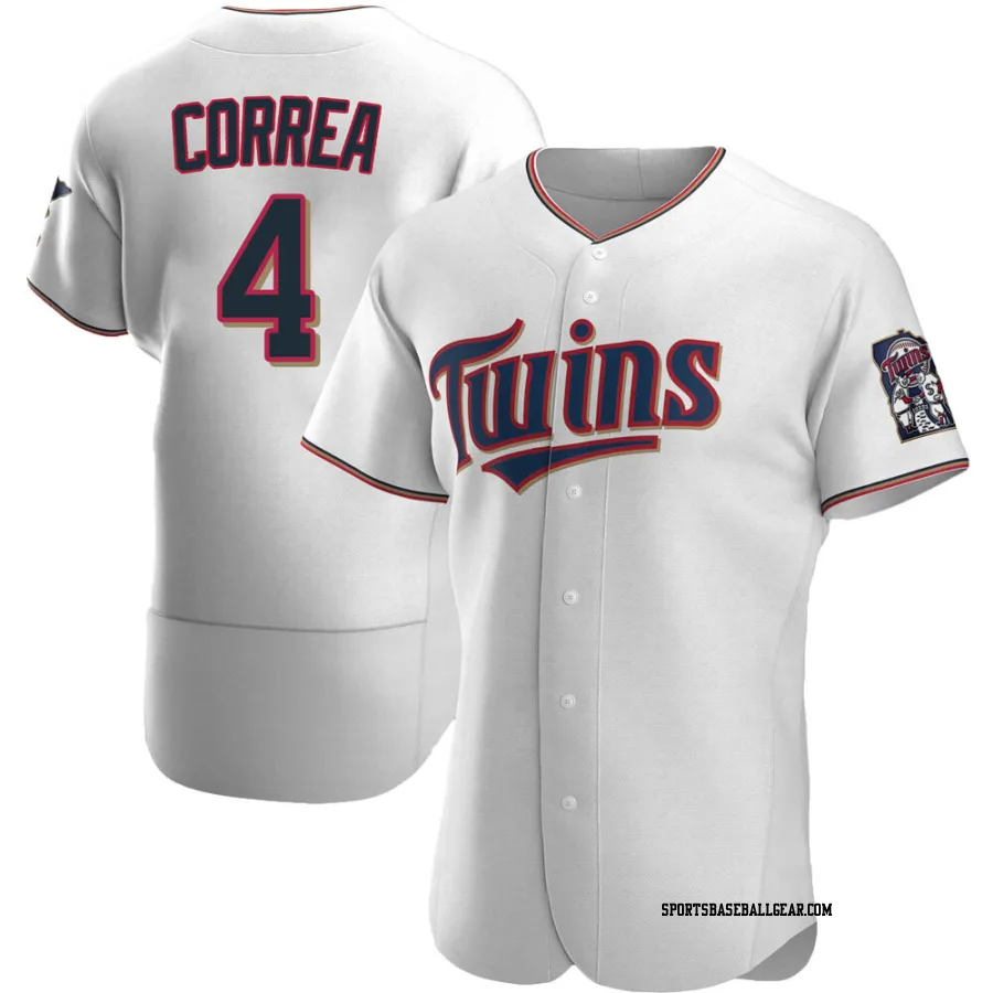 Carlos Correa Men's Minnesota Twins White Authentic Home Jersey