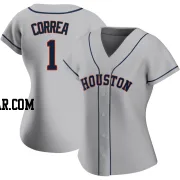Carlos Correa Women's Houston Astros Gray Replica Road 2020 Jersey