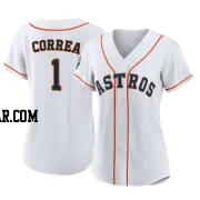 Carlos Correa Women's Houston Astros White Authentic 2022 World Series Home Jersey