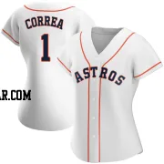 Carlos Correa Women's Houston Astros White Replica Home Jersey